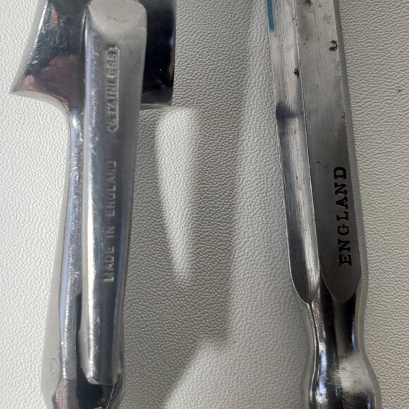 BIRKS Chantilly 3 Piece Carving Set Sterling Handles c1930s-1950s - Picture 12 of 12